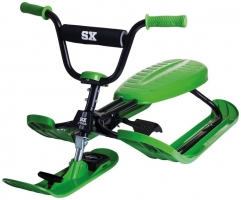 STIGA SX Pro Snowracer, nartosanki, czarno-zielone