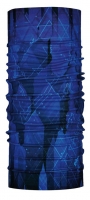 P.A.C. Apaszka Ocean Upcycling - niebieski geometryczny