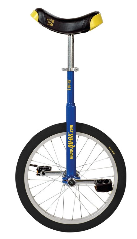 QU-AX LUXUS onlyone rower jednokołowy 18 cali, niebieski