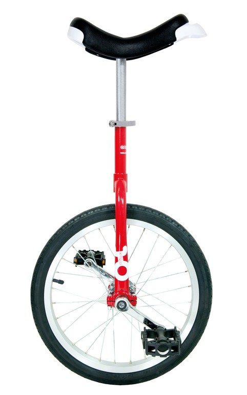 QU-AX onlyone rower jednokołowy 18 cali, czerwony