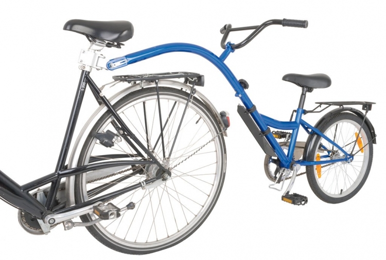 Trailer Bike doczepka rowerowa 20 cali, niebieska do roweru 28