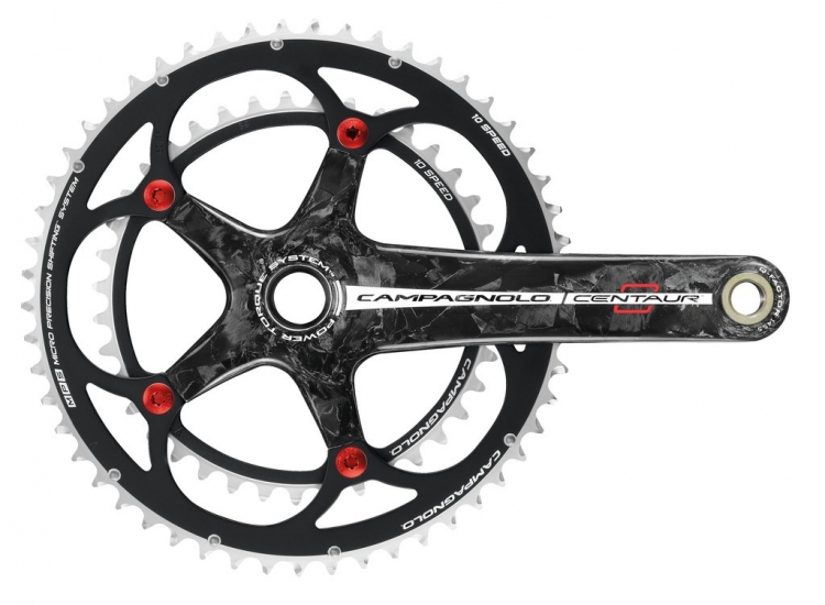 Campagnolo Centaur 10s Power-Torque Carbon, 39-53, 165 mm red Campagnolo Centaur 10s Power-Torque Carbon, 39-53, 165 mm red