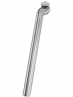 Wspornik siodła aluminiowy, srebrny 28,6 mm/350 mm