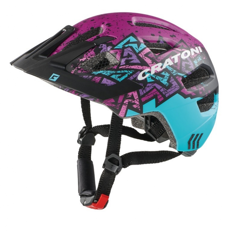 Kask rowerowy dziecięcy Cratoni Maxster Pro (Kid) rozm. S/M (51-56cm) dziki fiolet mat