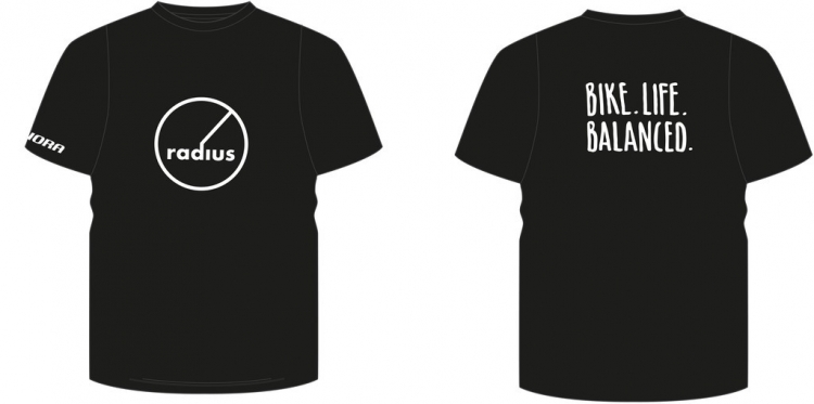 Winora Radar T-Shirt męski, czarny, r. XL
