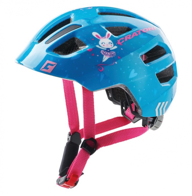 Kask rowerowy Cratoni Maxster (Kid) r. XS/S (46-51cm) Hase/nieb. połysk