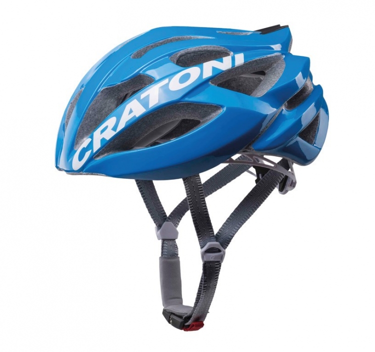 CRATONI C-Bolt, szosowy kask rowerowy, r. M/L (56-59cm), biało-niebieski