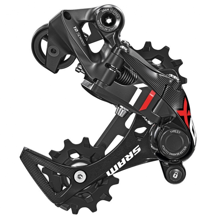 SRAM X01 DH X-Horizon 3.0 Red/Black przerzutka tylna 10-rz