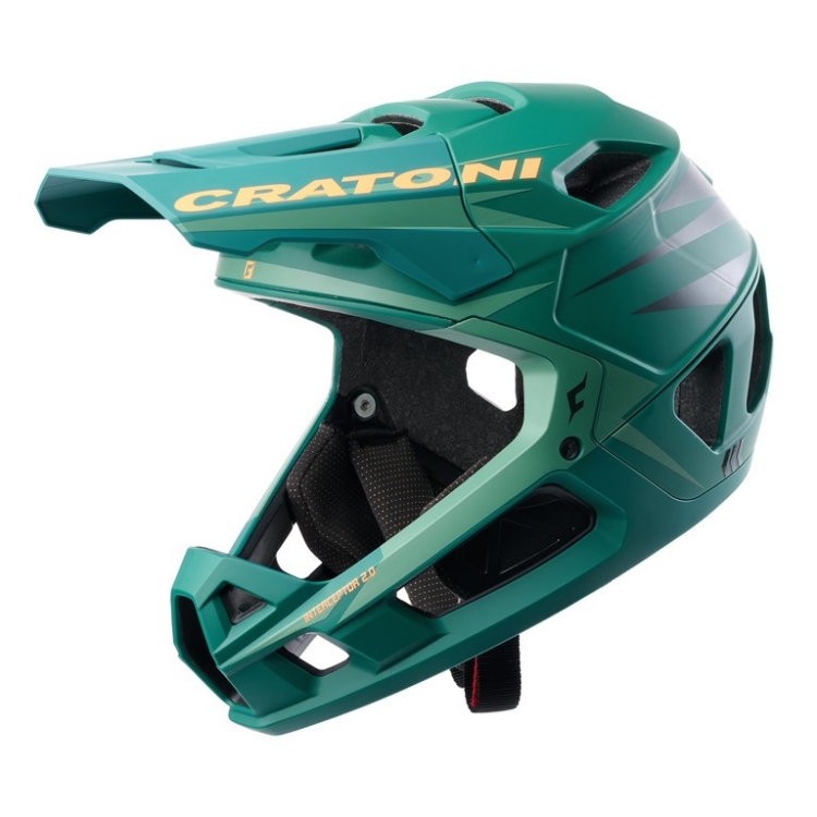 Kask rowerowy Cratoni Interceptor 2.0 rozm. S/M (54-58cm) zielony/neon pomarańcz mat Kask rowerowy Cratoni Interceptor 2.0 rozm. S/M (54-58cm) zielony/neon pomarańcz mat