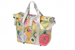 BASIL Torba Bloom Field KF Hak - 29x15x26cm, żółty/kwiaty (honey yellow), z adapterem MIK