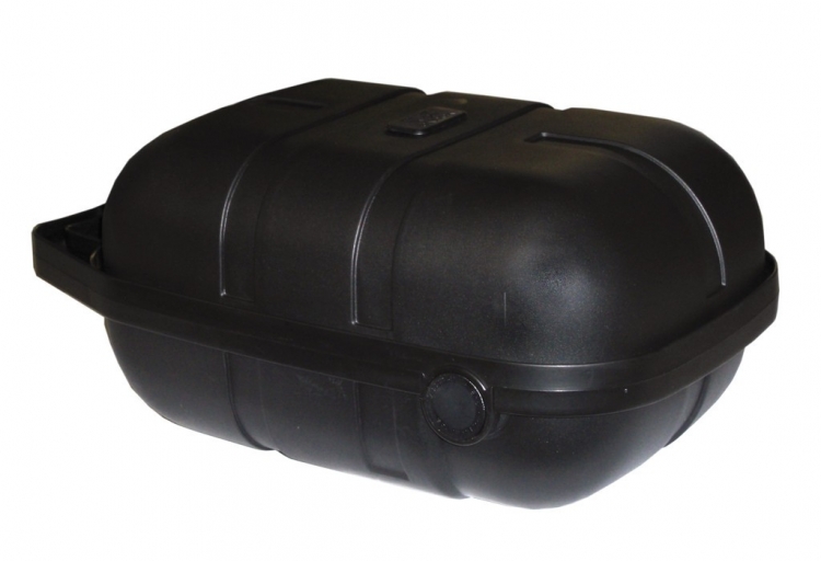 Pletscher walizka rowerowa na bagażnik tylny, czarna