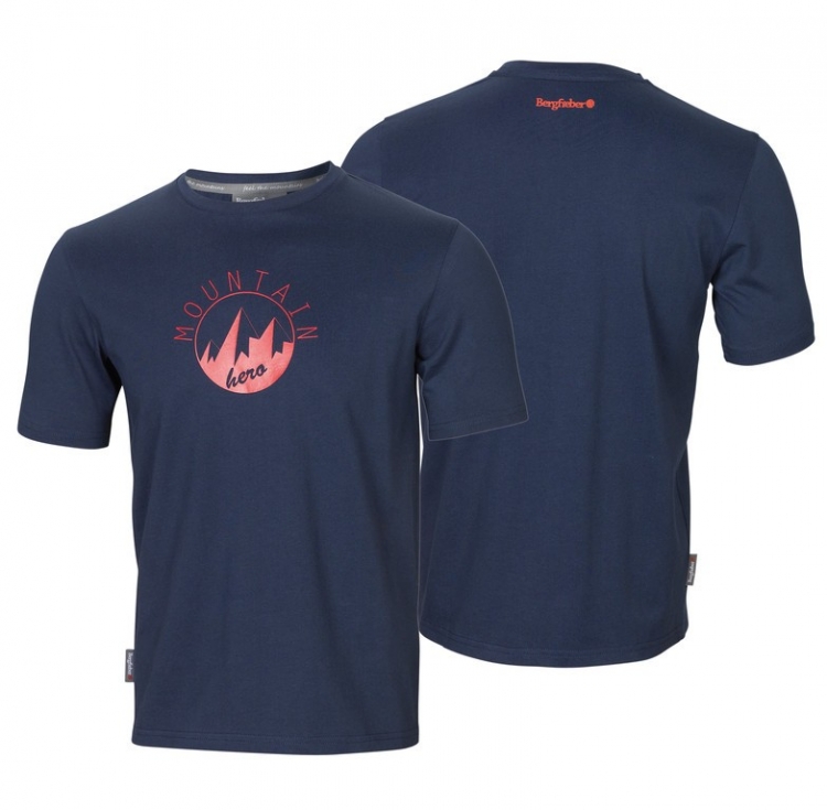 Bergfieber MTN`HERO T-Shirt męski, niebieski, rozmiar XL