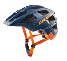 Kask rowerowy Cratoni AllSet (MTB) r. S/M (54-58cm) niebiesko/pomarańczowy mat