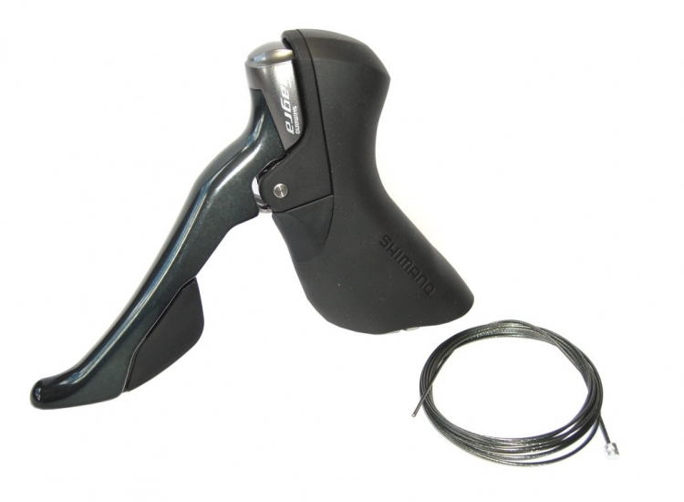 Shimano Tiagra ST-4700 dźwignia przerzutki 2 rzędowa, lewa z linką 1800 mm Shimano Tiagra ST-4700 dźwignia przerzutki 2 rzędowa, lewa z linką 1800 mm