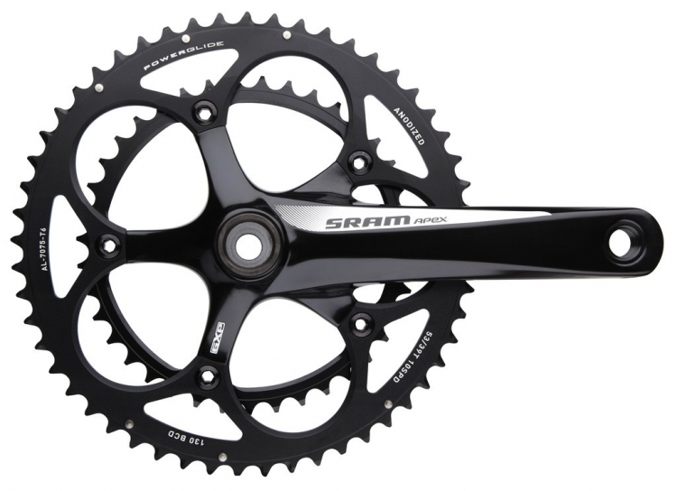 Sram Apex GXP, mechanizm korbowy 10/11 rz., 175 mm, 50-34 zęby Sram Apex GXP, mechanizm korbowy 10/11 rz., 175 mm, 50-34 zęby