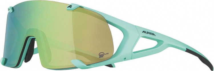 ALPINA Okulary słoneczne Hawkeye S Q-Lite - turkusowy/zielony, fogstop