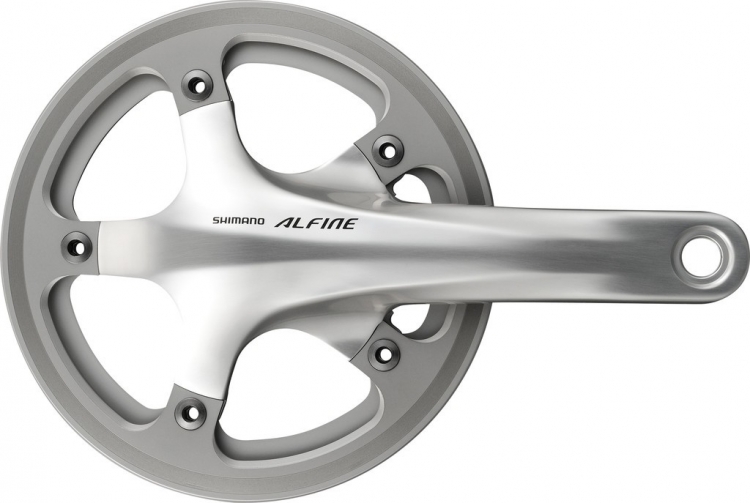Shimano Alfine FC-S501 mechanizm korbowy, 39 z, 170 mm, srebrny Shimano Alfine FC-S501 mechanizm korbowy, 39 z, 170 mm, srebrny