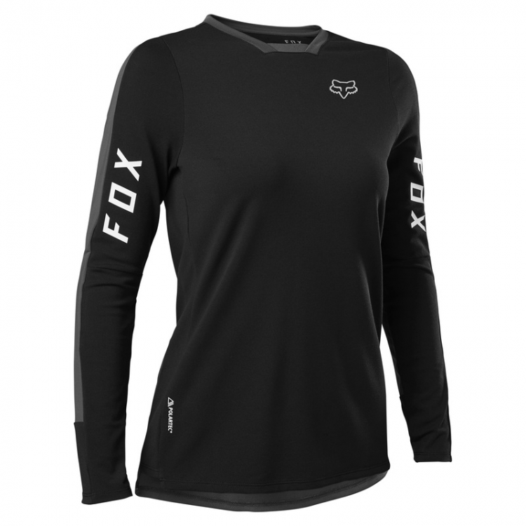 KOSZULKA ROWEROWA Z DŁUGIM RĘKAWEM FOXADY DEFEND PRO BLACK KOSZULKA ROWEROWA Z DŁUGIM RĘKAWEM FOXADY DEFEND PRO BLACK