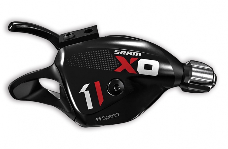 Sram X01 DH manetka przerzutek, prawa, 11 przełożeń, cz./czerw. Sram X01 DH manetka przerzutek, prawa, 11 przełożeń, cz./czerw.