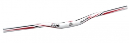ITM Alcor 80 alu, gięta kierownica MTB, 31,8 mm/640 mm biała