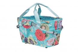 BASIL Torba-koszyk bagażnikowy City-Bag Carry All Bloom Field - 48x28x24cm, niebieski/kwiaty (sky blue)