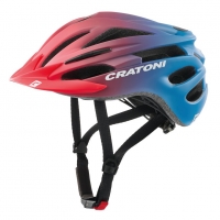 Kask rowerowy Cratoni MTB Pacer Jr. rozm. S/M (54-58cm) czerwono/niebieski mat