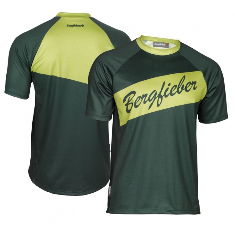 BERGFIEBER Multisportshirt BORDALA koszulka męska, zielona, rozmiar L