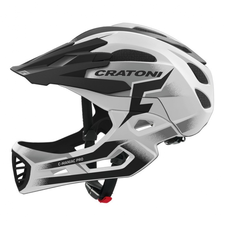 Kask rowerowy Cratoni C-Maniac Pro (MTB) rozm. M/L (54-58cm) biały/czarny mat Kask rowerowy Cratoni C-Maniac Pro (MTB) rozm. M/L (54-58cm) biały/czarny mat