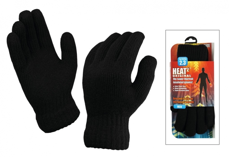 HEAT² rękawice zimowe, meskie, czarne, r. unisize