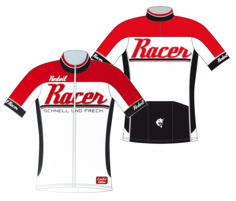 Redvil Racefit koszulka męska biało-czarno-czerwona r. M Redvil Racefit koszulka męska biało-czarno-czerwona r. M