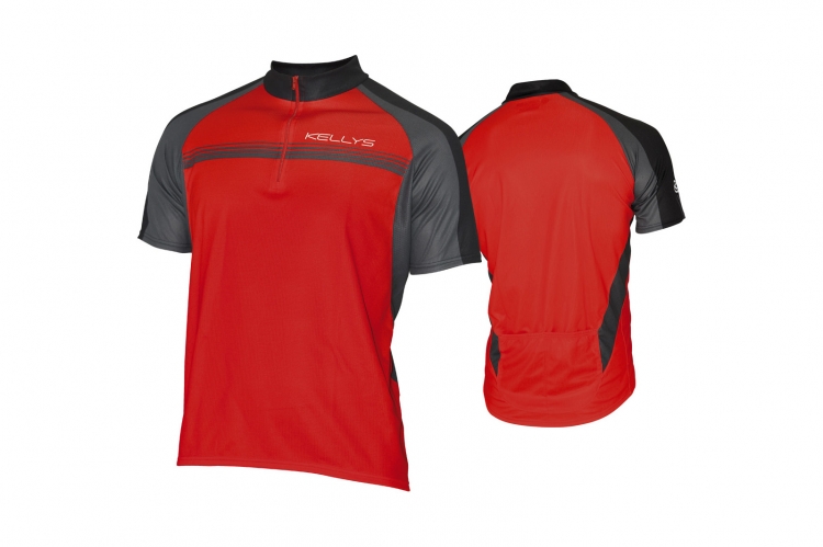 Koszulka pro sport krótki rękaw red - xs