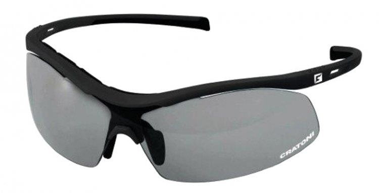 Cratoni C-Shade okulary na rower czarny matt, szkła fotochromatyczne