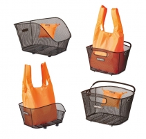 BASIL torba na zakupy do koszy ICON, BOLD, pomarańczowa