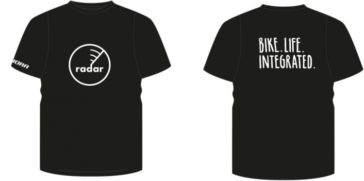 Winora Radar T-Shirt męski, czarny, r. L