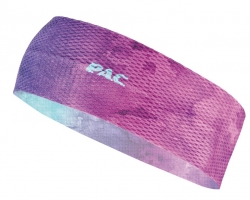 P.A.C. opaska na głowę wykonana z tkaniny mesh, różowa