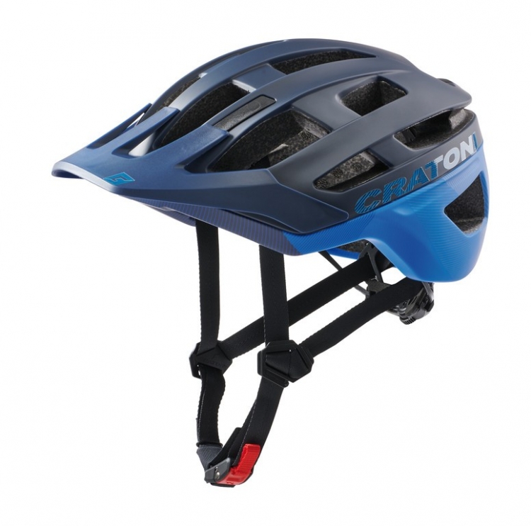 Kask rowerowy Cratoni AllRace (MTB) r. S/M (52-57cm) niebieski mat