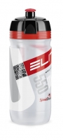 Elite Corsa bidon biały, czerwone logo 550 ml