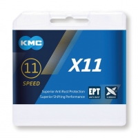 KMC X11 łańcuch 11-rzędowy 1/2 x 11/128 cala, 5,65 mm, 118 ogniw, EPT