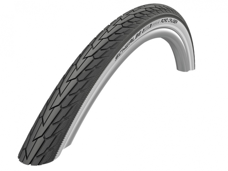 Schwalbe Road Cruiser HS484 Opona drutowa 24x1.75\" 47-507 bialy-TSkin KG Green