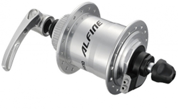 Shimano Alfine DH-S701, piasta przednia z dynamem, 32 otw.