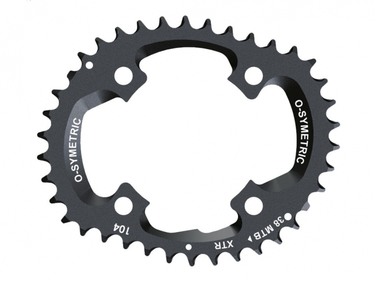 Stronglight Osymetric 104/64 Shimano XTR, zestaw tarcz 38/28 z. Stronglight Osymetric 104/64 Shimano XTR, zestaw tarcz 38/28 z.