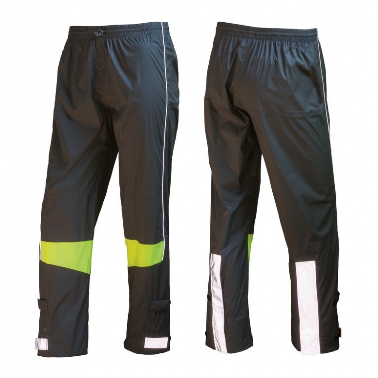 Wowow Urban spodnie przeciwdeszczowe szare, z elementami odblaskowymi, rozmiar XL
