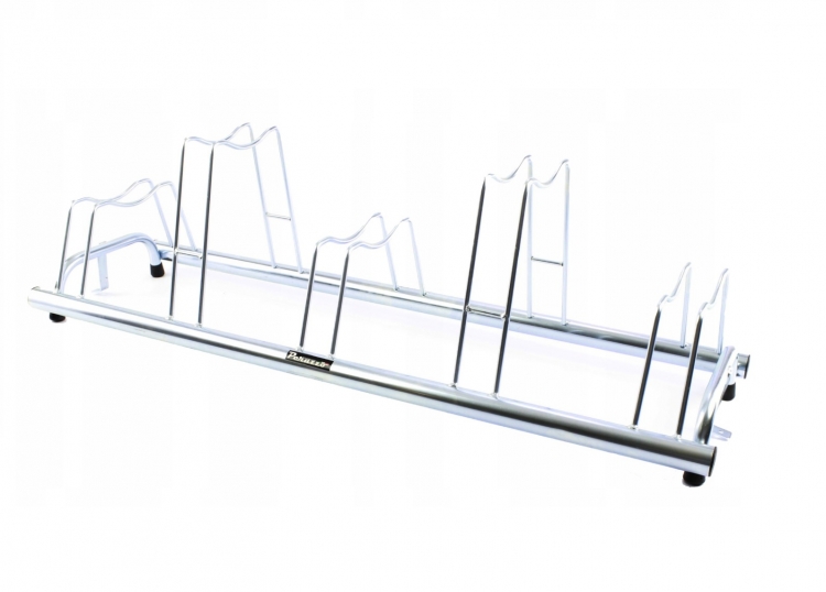 PERUZZO Stojak na 5 rowerów - srebrny, dla opon o szerokości do 50mm