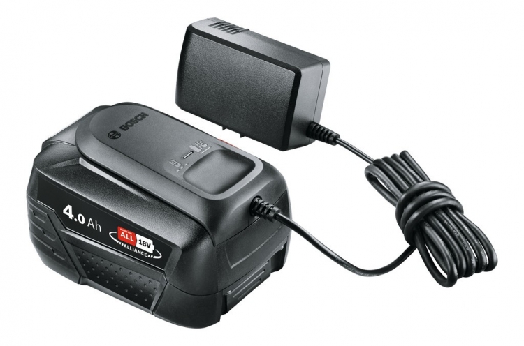 BOSCH Akumulator 18V 4.0 Ah W-C + ładowarka AL 1815 CV BOSCH Akumulator 18V 4.0 Ah W-C + ładowarka AL 1815 CV