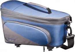 RACKTIME Talis Plus, torba na bagażnik, niebieska, 8 + 7 litrów