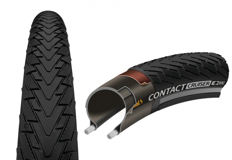 Continental Contact Cruiser drutowa, reflex, 26 x 2,20 cala Continental Contact Cruiser drutowa, reflex, 26 x 2,20 cala