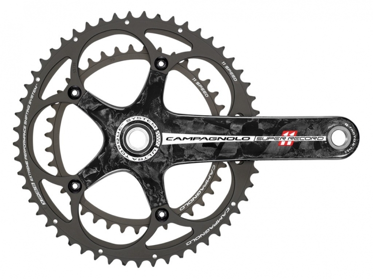 Campagnolo Super Record 11s Carbon U. Torq. Tria/TT 42-54, 172,5 Campagnolo Super Record 11s Carbon U. Torq. Tria/TT 42-54, 172,5