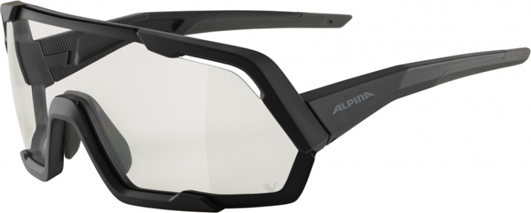 ALPINA Okulary słoneczne Rocket V - Cat.0-3, czarny/szkło bezbarwne, hydrofobowy, Fogstop