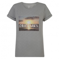 Dare2b Chilled Tee DMT 363, T-Shirt damski szary, rozmiar M (38)