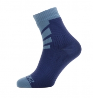 SEALSKINZ Skarpetki wodoodporny do kostki Warm Weather - roz. 47-49, unisex, granatowy